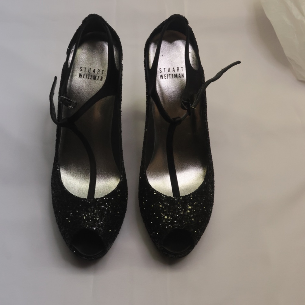 Stuart Weitzman Black Stone covered pumps - Sexy Sexy Sexy